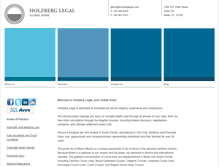 Tablet Screenshot of holzberglegal.com